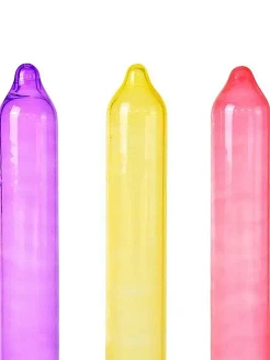Презервативи Holographic Recare Fruit Flavour Condoms 3 шт, аромати: м'ята, банан, полуниця