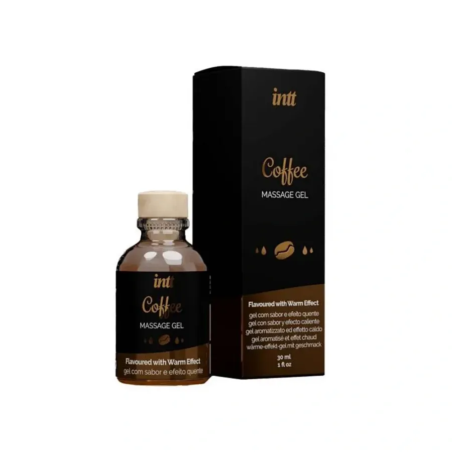 Їстівний масажний гель для інтимних зон Intt Coffee, 30 мл