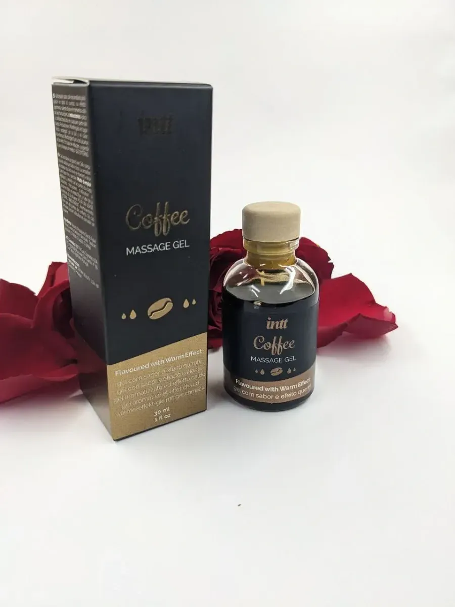 Їстівний масажний гель для інтимних зон Intt Coffee, 30 мл