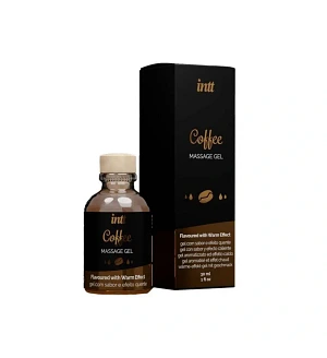 Їстівний масажний гель для інтимних зон Intt Coffee, 30 мл
