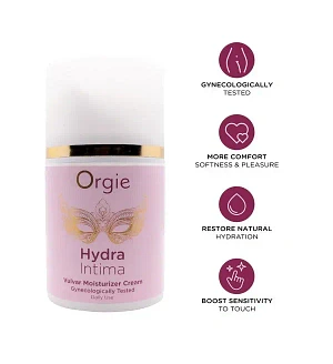 Зволожувальний крем для вульви Orgie Hydra Intima для підвищення чутливості, 50 мл