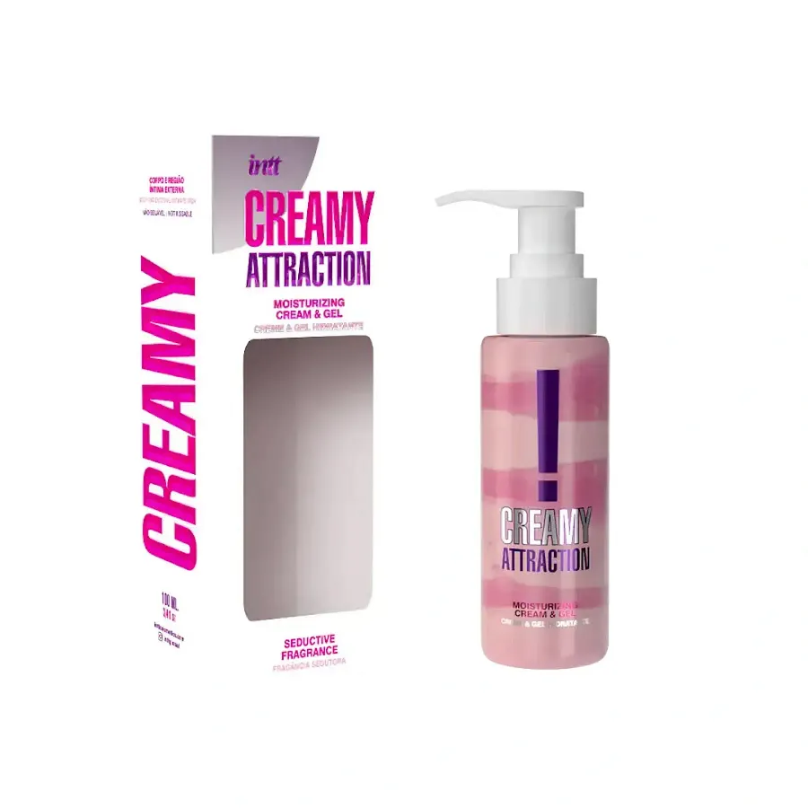 Крем-гель для тіла Intt Creamy Attraction Seduction! зі спокусливим ароматом для поцілунків, 100 мл
