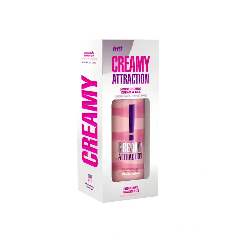 Крем-гель для тіла Intt Creamy Attraction Seduction! зі спокусливим ароматом для поцілунків, 100 мл