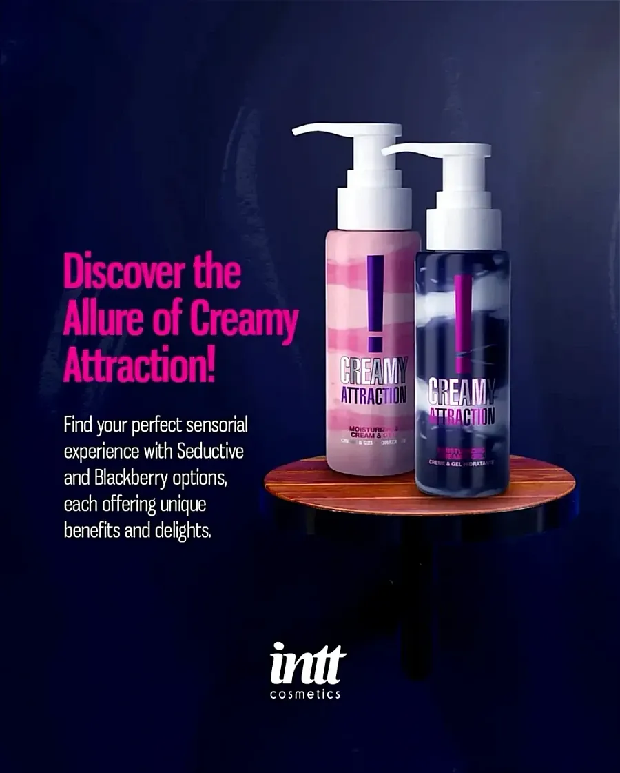 Крем-гель для тіла Intt Creamy Attraction Seduction! зі спокусливим ароматом для поцілунків, 100 мл