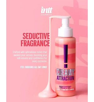 Крем-гель для тіла Intt Creamy Attraction Seduction! зі спокусливим ароматом для поцілунків, 100 мл