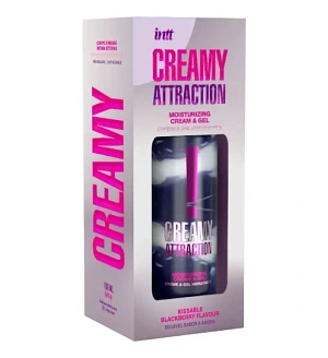 Крем-гель для тіла Intt Creamy Attraction Blackberry для поцілунків, 100 мл