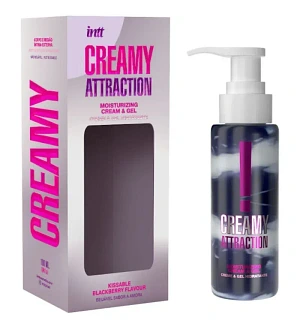 Крем-гель для тіла Intt Creamy Attraction Blackberry для поцілунків, 100 мл
