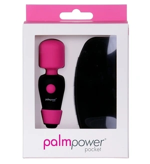 Мінівібромасажер PalmPower Pocket із чохлом на блискавці, водостійкий, перезаряджуваний, довжина 9см