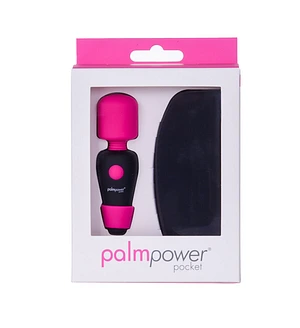 Мінівібромасажер PalmPower Pocket із чохлом на блискавці, водостійкий, перезаряджуваний, довжина 9см