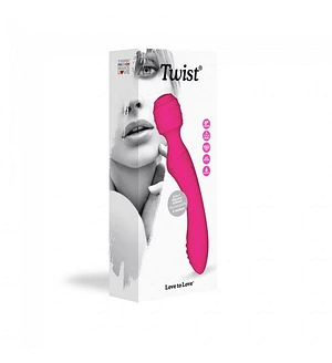 Вібромасажер 2в1 Love To Love TWIST Rose, 2 мотори, стимулювальний рельєф, водостійкий