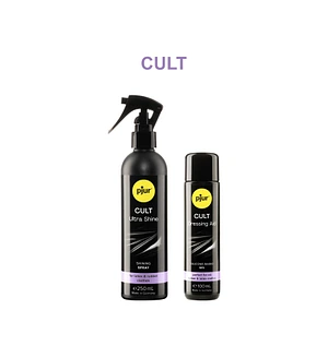 Змазка для латексу та гуми pjur Cult Dressing Aid 100 мл, для полегшення надягання фетиш-вбрання