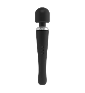 Потужний вібромасажер Dorcel Megawand Black перезаряджуваний, 160 режимів