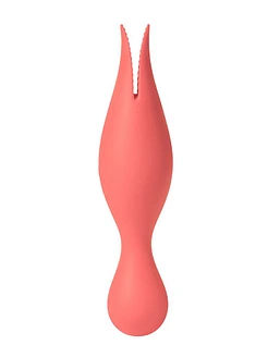 Подвійний вібратор точки G із язичками для клітора Svakom Siren Coral