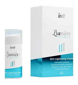 Крем для освітлення шкіри Intt Lumiere (15 мл) для всього тіла й інтимних зон, накопичувальний ефект