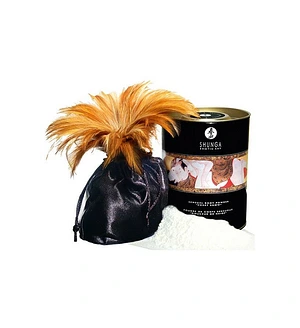Смачна пудра для оральних пестощів Shunga Sweet Snow Body Powder – Raspberry feeling (228 гр)