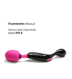 Мінівібромасажер Adrien Lastic Symphony, дуже гнучка голівка, потужний, зручна ручка