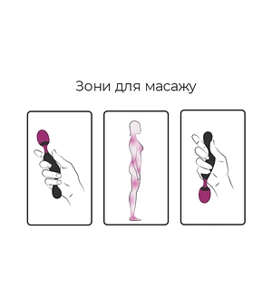 Мінівібромасажер Adrien Lastic Symphony, дуже гнучка голівка, потужний, зручна ручка