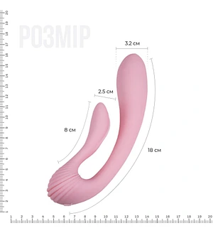 Вібратор Adrien Lastic G-wave вагінально-кліторальний, 2 мотори, універсальний
