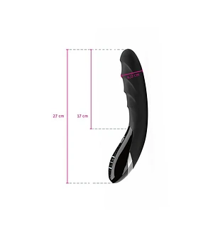 Вібратор з електростимуляцією Mystim Sizzling Simon eStim Black, міостимулятор