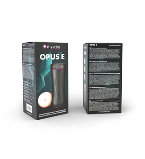 Мастурбатор попка Mystim Opus E Anus для електростимулятора