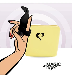 Вібратор на палець FeelzToys Magic Finger Vibrator Black