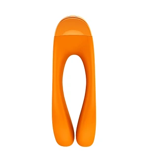 Вібратор на палець Satisfyer Candy Cane Orange