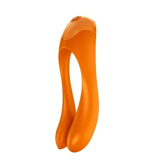 Вібратор на палець Satisfyer Candy Cane Orange