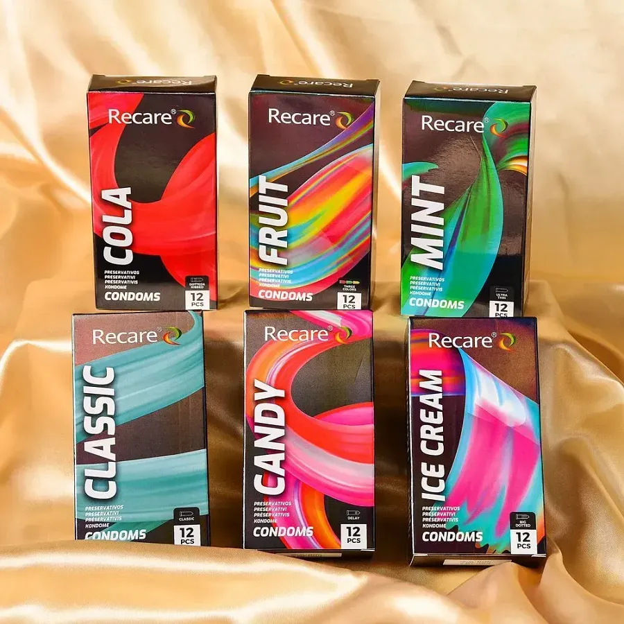 Презервативи Holographic Презервативи Holographic Recare Cola Dotted&Ribbed Condoms 12шт, з пухирцями і ребрами, аромат: Кола Cola Dotted&Ribbed Condoms 12шт, з пухирцями і ребрами, аромат: Кола