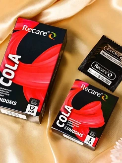 Презервативи Holographic Презервативи Holographic Recare Cola Dotted&Ribbed Condoms 12шт, з пухирцями і ребрами, аромат: Кола Cola Dotted&Ribbed Condoms 12шт, з пухирцями і ребрами, аромат: Кола