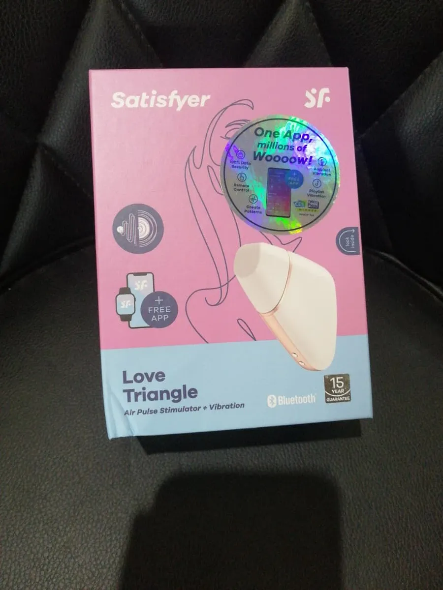 Вакуумний кліторальний стимулятор Satisfyer Love Triangle White (м'яте паковання)