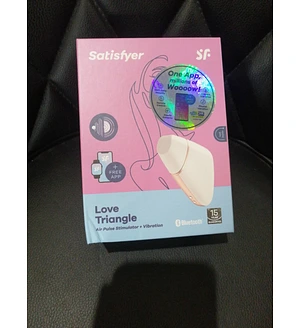 Вакуумний кліторальний стимулятор Satisfyer Love Triangle White (м'яте паковання)