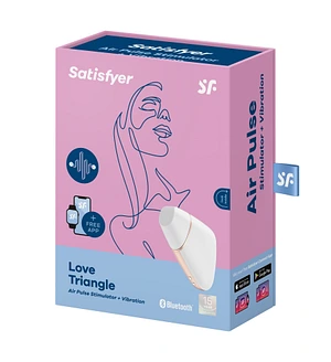 Вакуумний кліторальний стимулятор Satisfyer Love Triangle White (м'яте паковання)