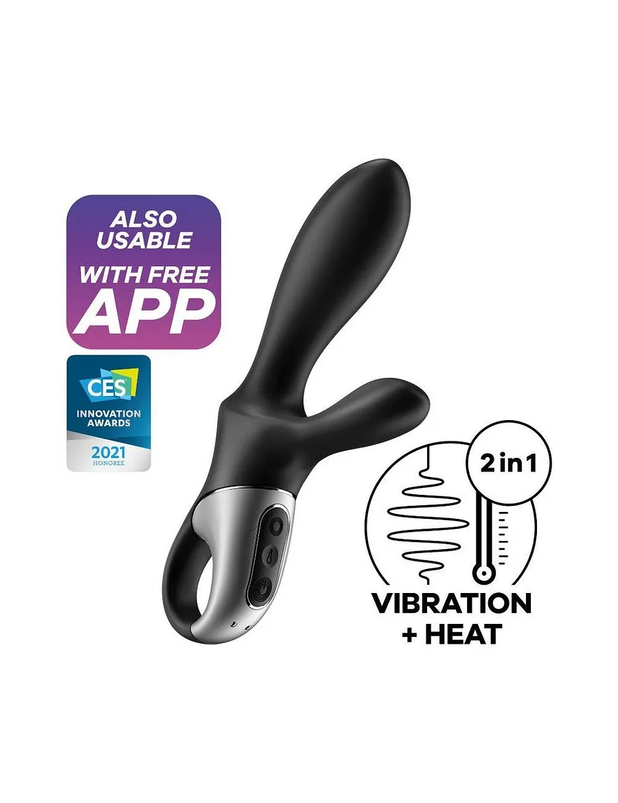 Універсальний смарт-вібратор з підігрівом Satisfyer Heat Climax + (м'яте паковання)