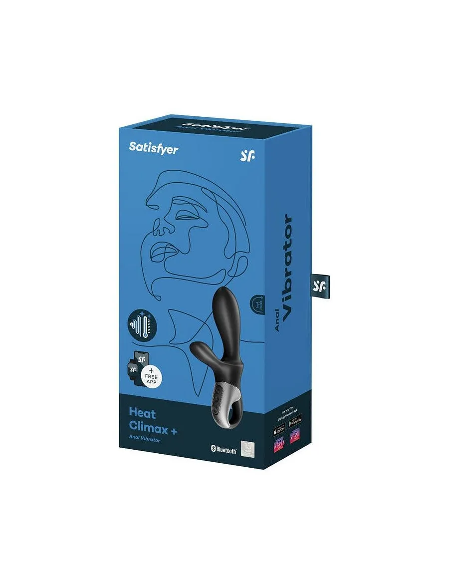 Універсальний смарт-вібратор з підігрівом Satisfyer Heat Climax + (м'яте паковання)