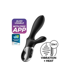 Універсальний смарт-вібратор з підігрівом Satisfyer Heat Climax + (м'яте паковання)