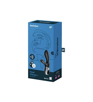 Універсальний смарт-вібратор з підігрівом Satisfyer Heat Climax + (м'яте паковання)