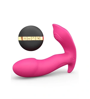 Вібратор Dorcel Secret Clit з підігрівом і пультом ДК, можна під одяг, голосове керування