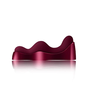 Універсальний sit-on-top вібратор Rocks Off Ruby Glow Blush, пульт ДК