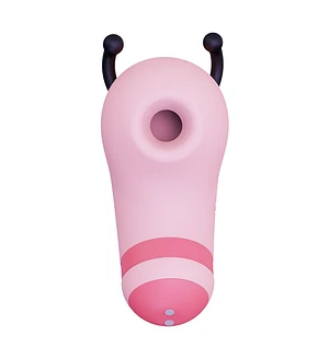 Вакуумний стимулятор із мікрострумами KISSTOY Beebe Pink, на палець
