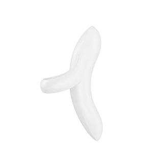 Вібратор на палець Satisfyer Bold Lover White, гнучкий