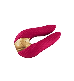 Вібратор для клітора Shunga Aiko Raspberry, гнучкі кінчики