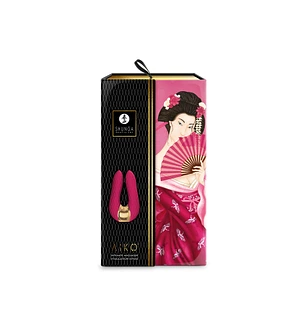 Вібратор для клітора Shunga Aiko Raspberry, гнучкі кінчики