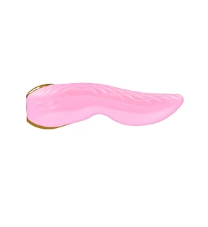 Вібратор для клітора Shunga Aiko Light Pink, гнучкі кінчики