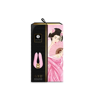 Вібратор для клітора Shunga Aiko Light Pink, гнучкі кінчики