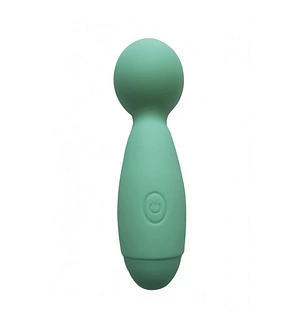 Мінівібромасажер Wooomy Smally Mini Wand Turquoise