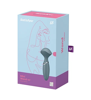 Вібромасажер Satisfyer Mini Wand-er Grey