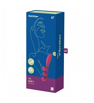 Універсальний вібратор Satisfyer Tri Ball 1, 3 мотори, гнеться