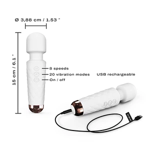 Мінівібромасажер Dorcel Wand Mini Wanderful White