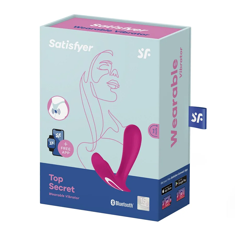Смарт-вібратор у трусики Satisfyer Top Secret Pink (м'яте паковання)