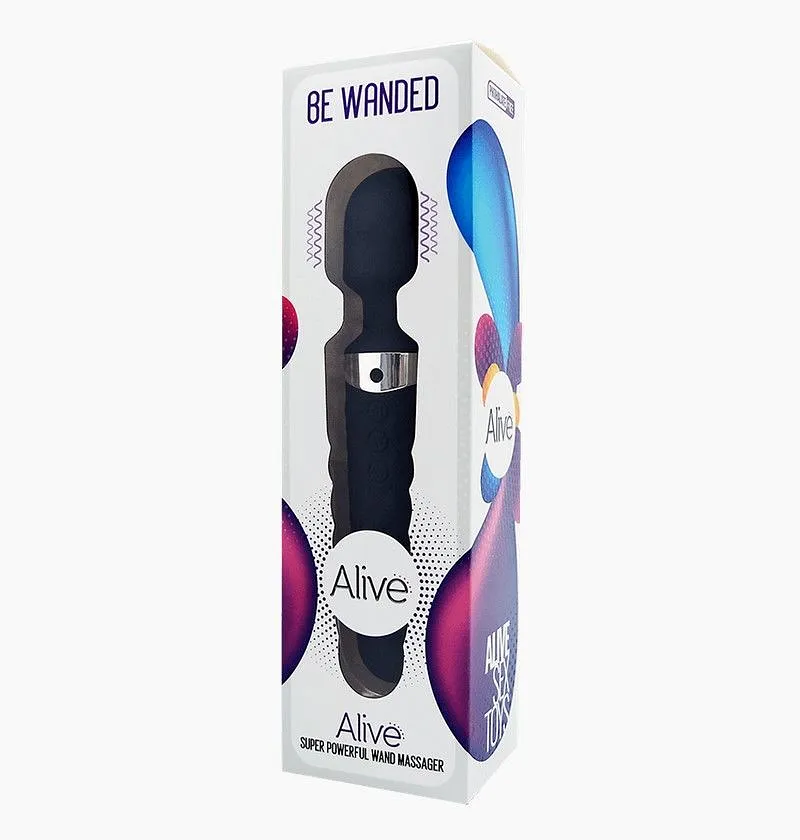 Мінівібромасажер Alive Be Wanded Black (м'яте паковання)